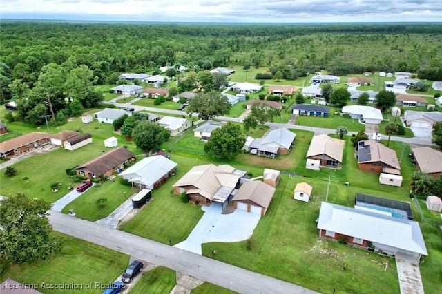 aerial view