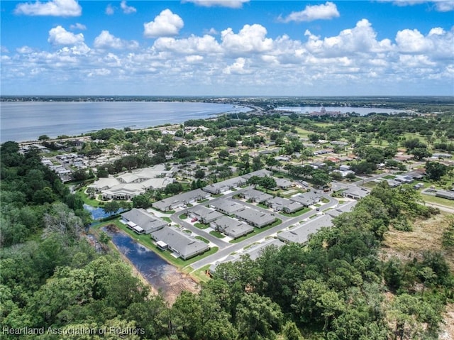 2036 Ashley Oaks Cir, Sebring, FL 33870 - aerial perspective of suburban area featuring a large body of water