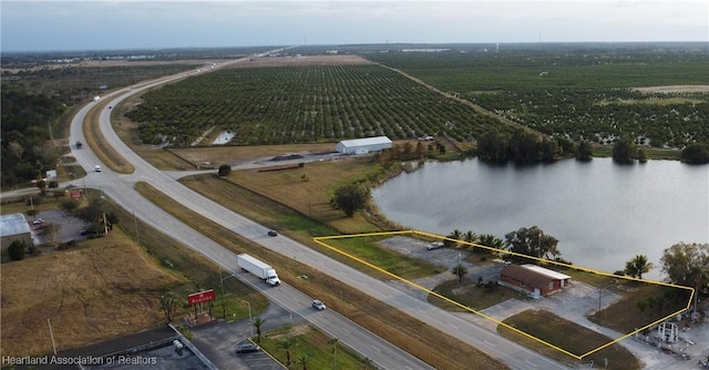 2204 US-27 Hwy S, Lake Placid, FL 33852 - birds eye view of property with a water view and a rural view