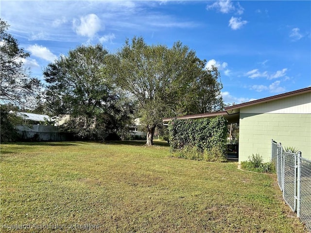 view of yard