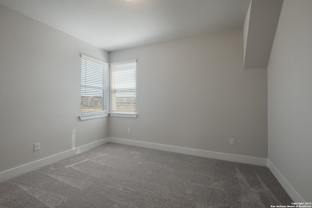 spare room featuring carpet floors