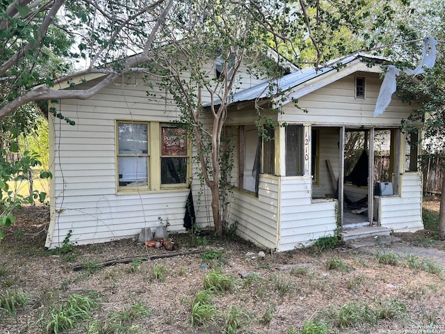 view of bungalow-style house