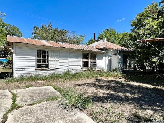 view of rear view of house