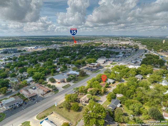 view of drone / aerial view