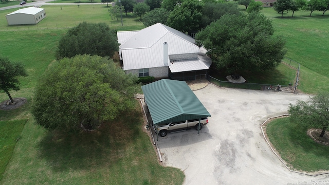 view of aerial view