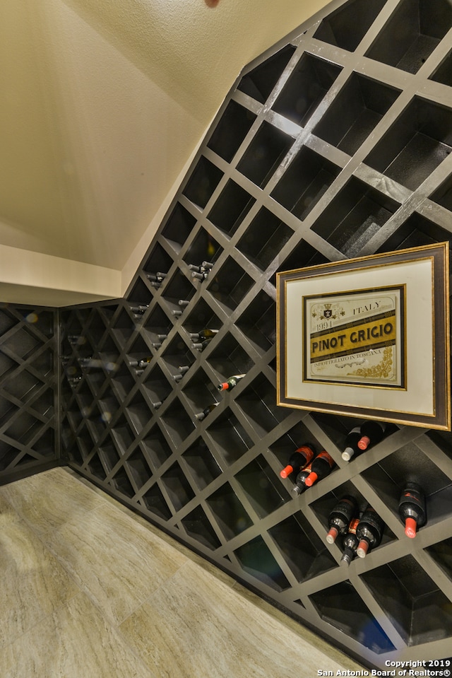 view of wine room