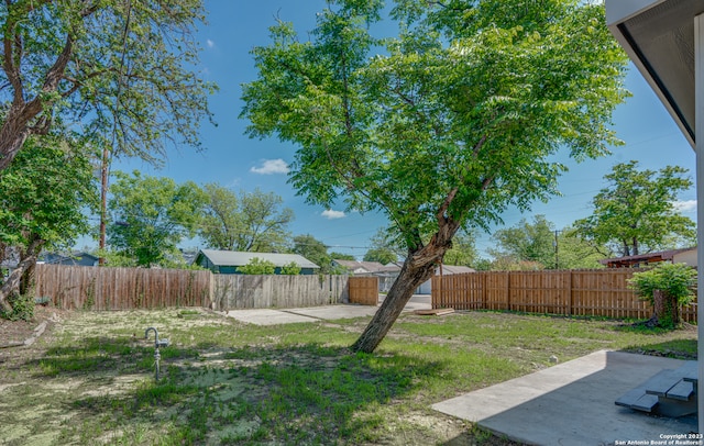 view of yard featuring a patio