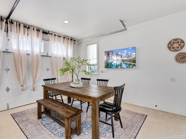 view of dining room