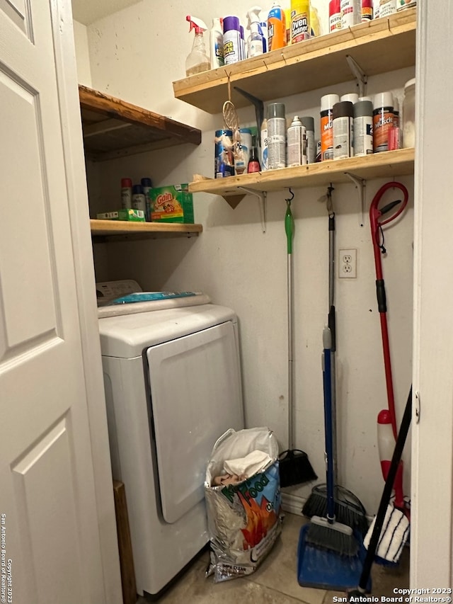 view of laundry room