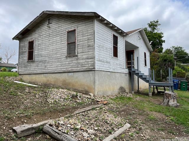 view of side of home