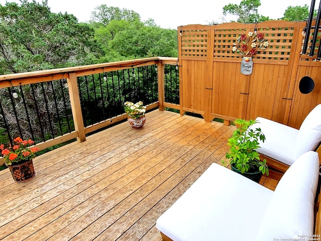 view of deck