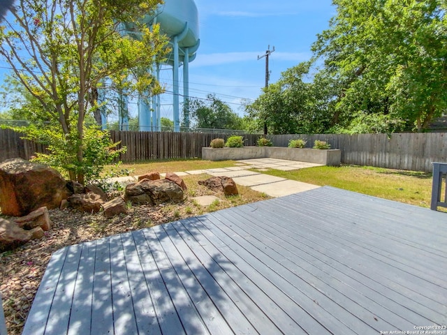 view of deck