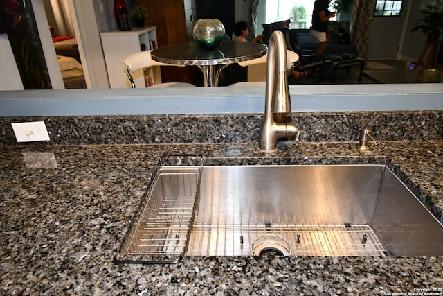 interior details with sink