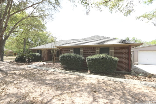 view of ranch-style home