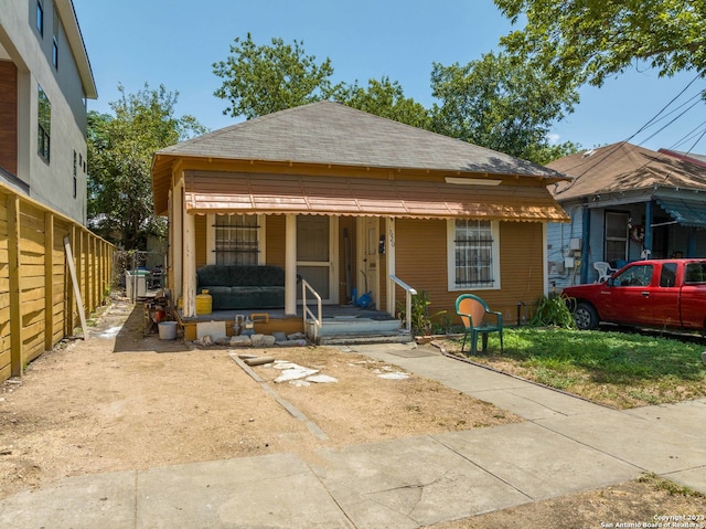 view of bungalow