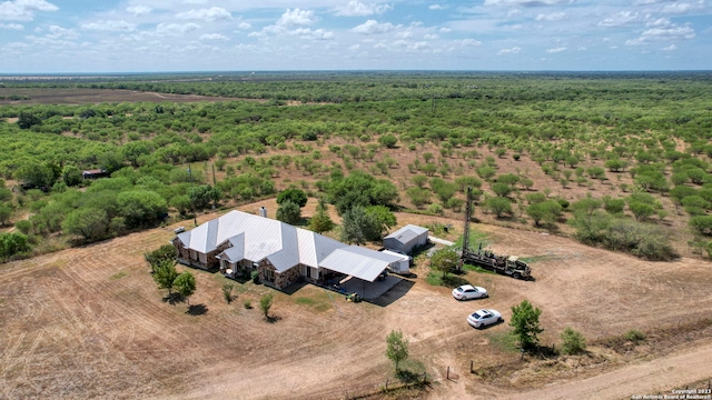 view of aerial view