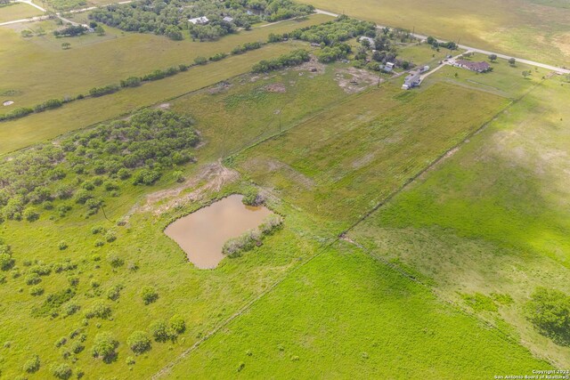 bird's eye view featuring a rural view