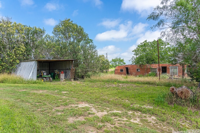 view of yard