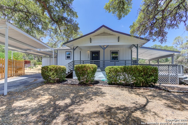 view of bungalow