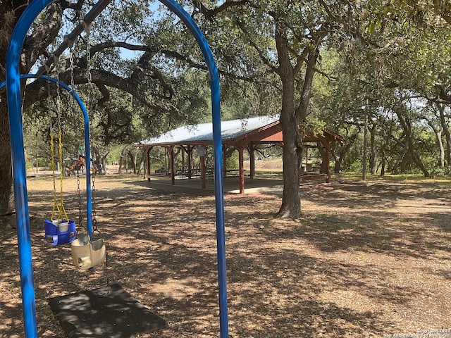 surrounding community with a gazebo