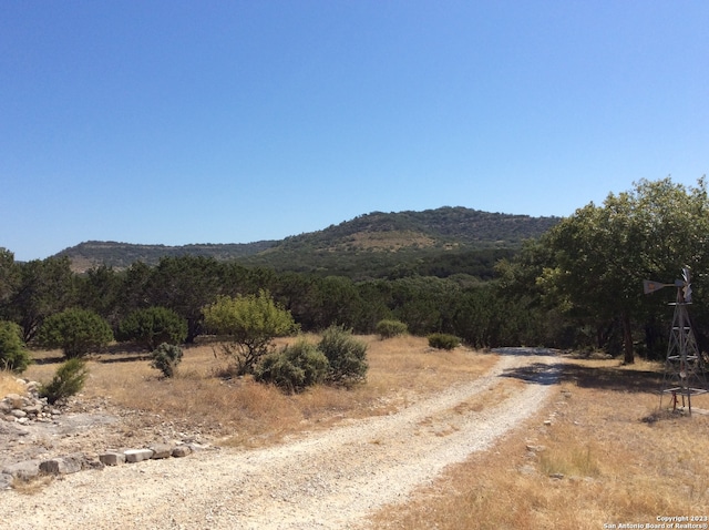 view of mountain view