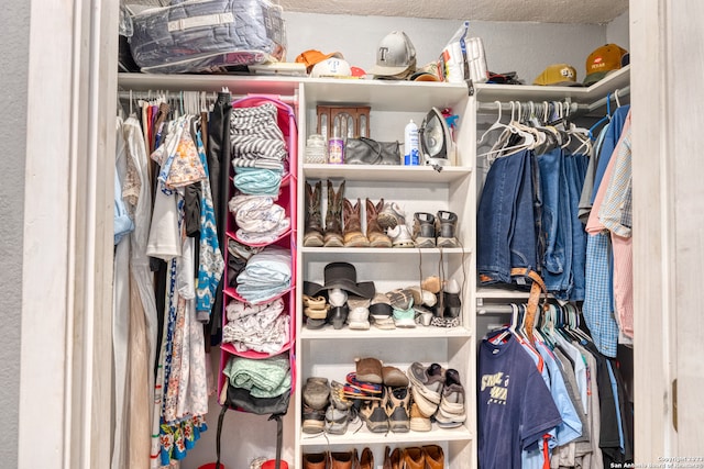 view of spacious closet