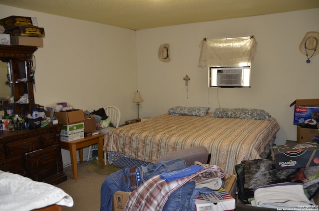 bedroom with carpet floors