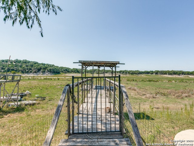 exterior space featuring a rural view