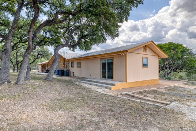 view of back of property