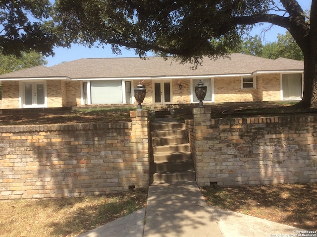 view of ranch-style home