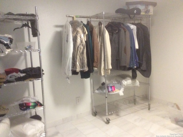 view of closet