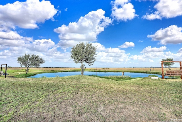 view of property view of water