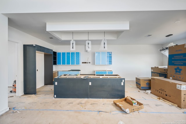 kitchen featuring decorative light fixtures