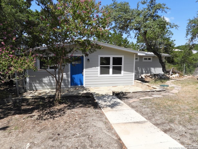 view of side of property