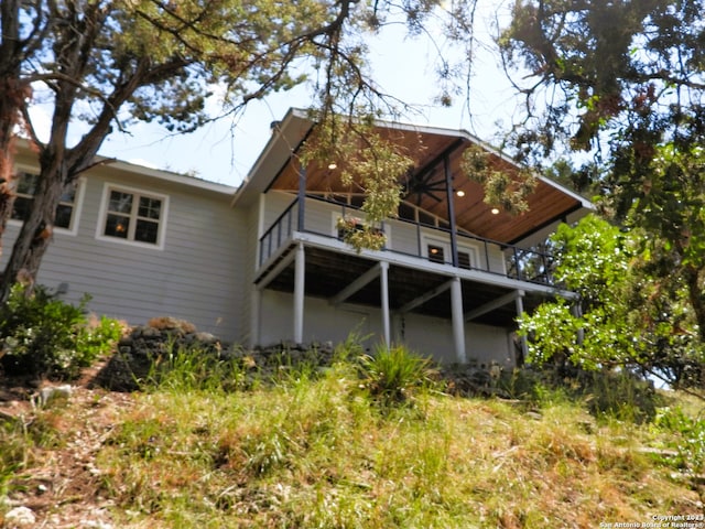 view of rear view of house