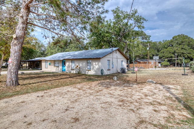 view of back of property