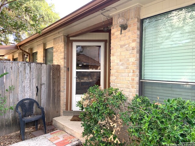 view of property entrance
