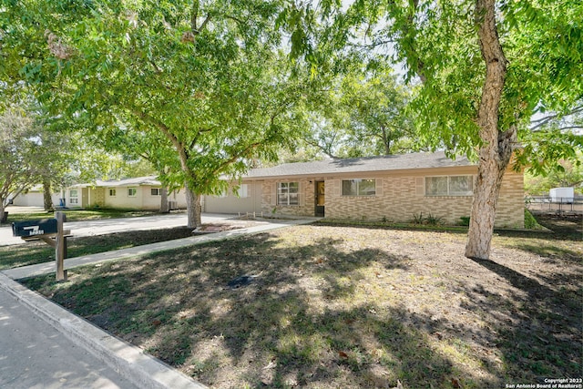 view of ranch-style home