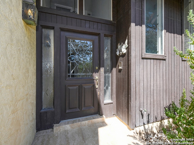 view of entrance to property