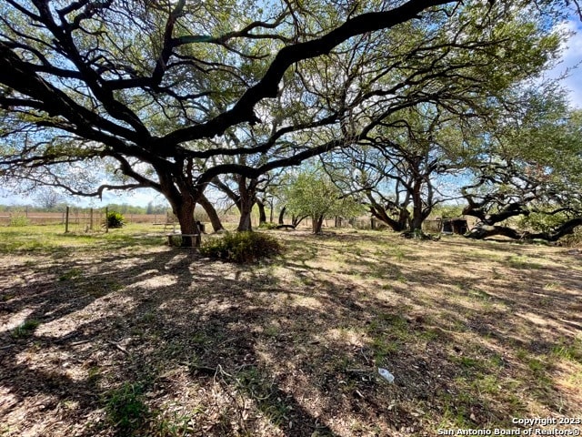 view of yard featuring a rural view