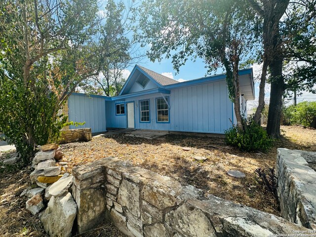 view of rear view of property