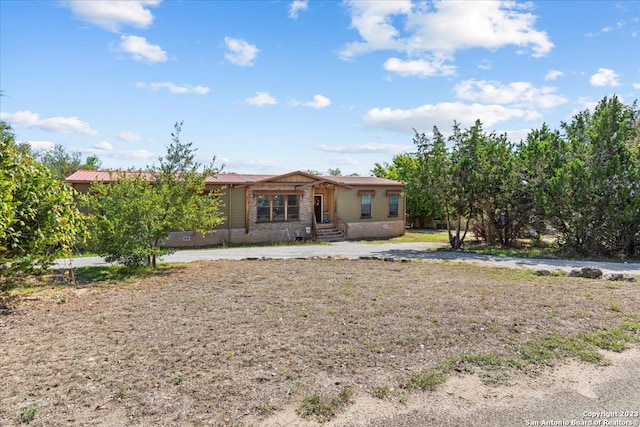 view of front of home