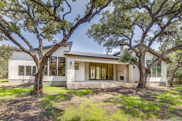 view of rear view of property