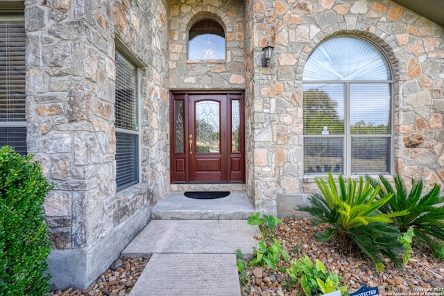 view of property entrance