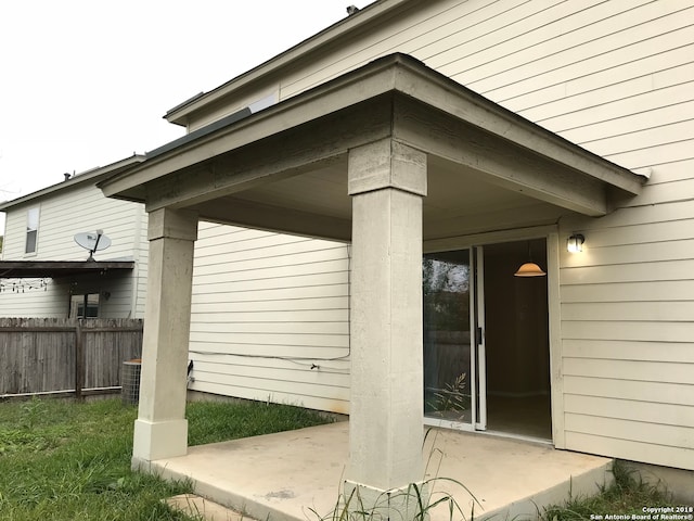 exterior space featuring a patio