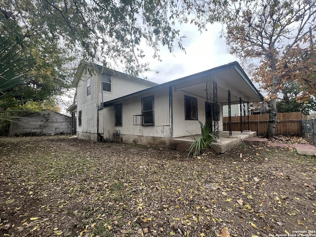 view of side of property