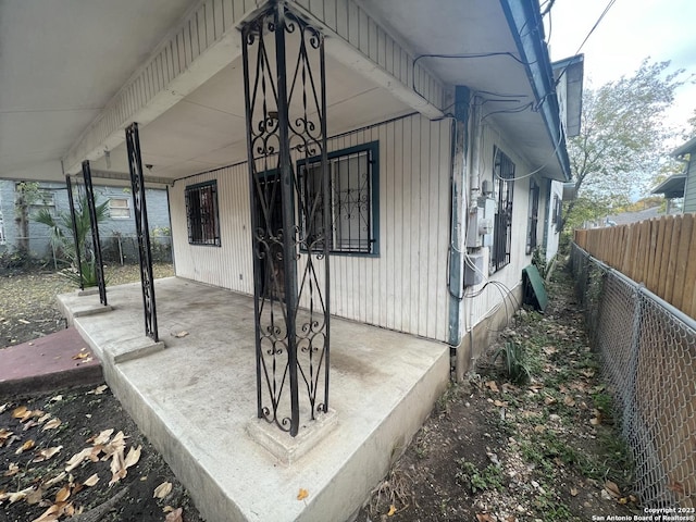 view of patio