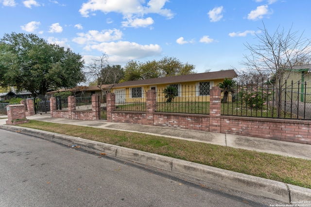 view of ranch-style home