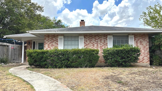 view of front of house