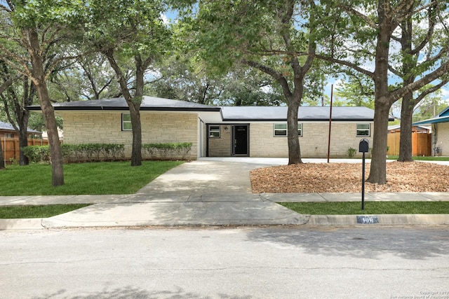 view of ranch-style home